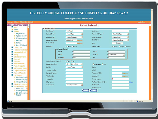 hospital management system